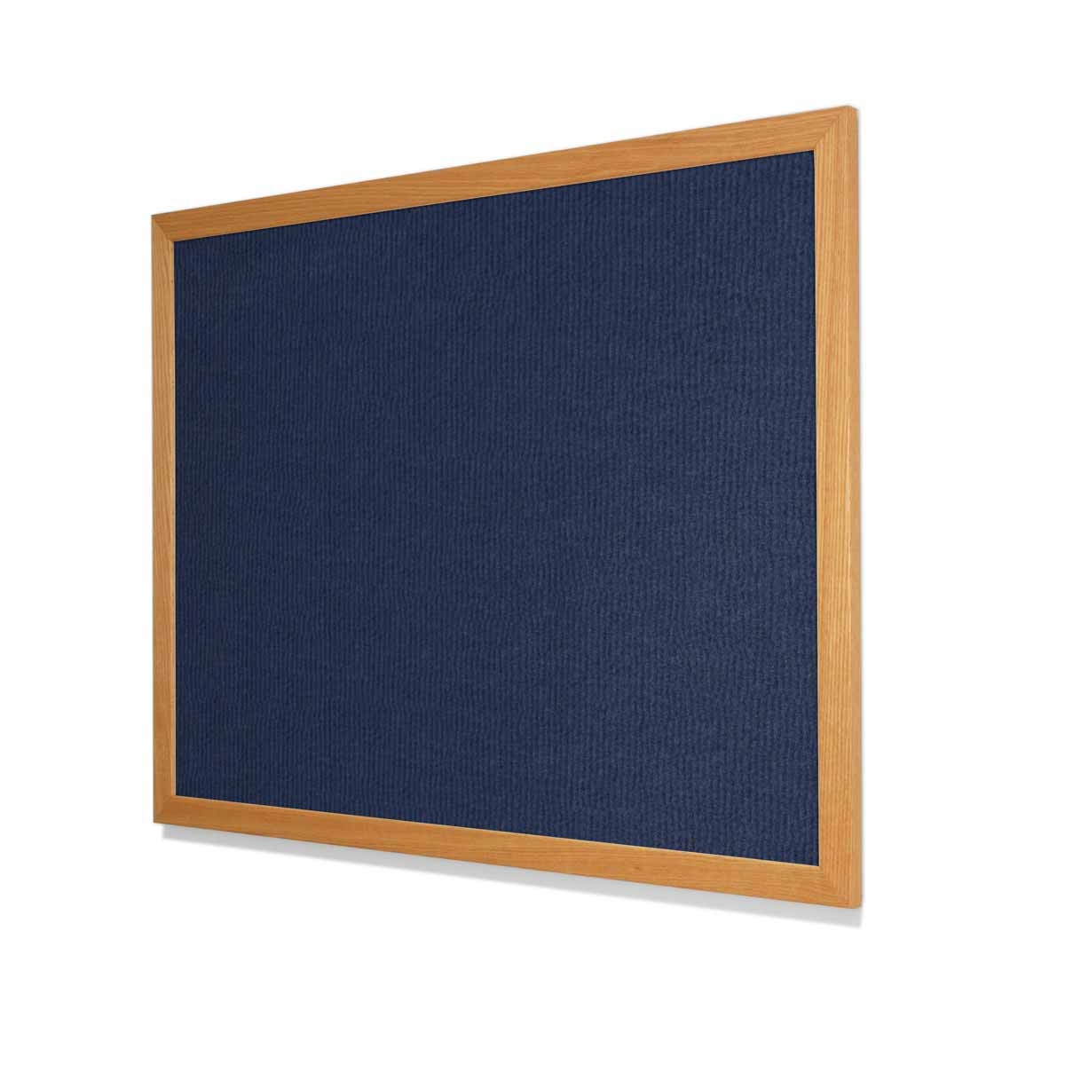 Nebula Ribbed VELCRO® Compatible Cork Board with Red Oak Frame